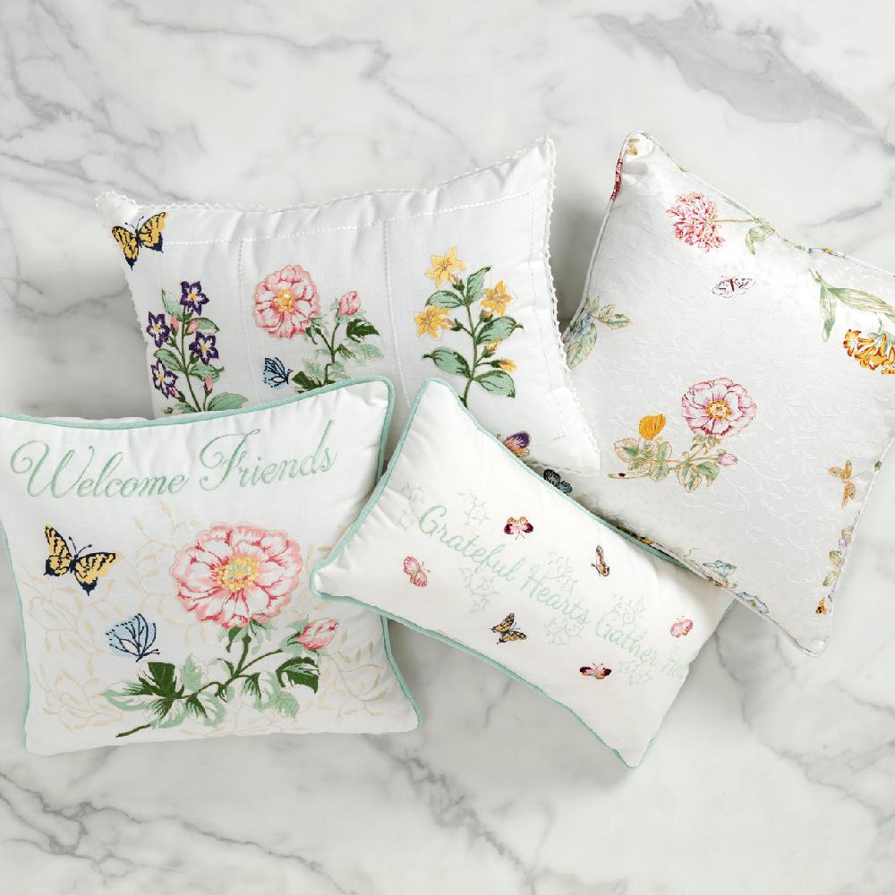 Lenox Butterfly Meadow Live Well Pillow 10X20