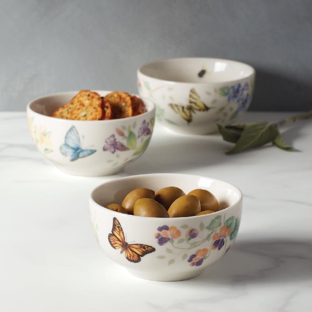 Lenox Butterfly Meadow Mini Bowls - Set Of 3