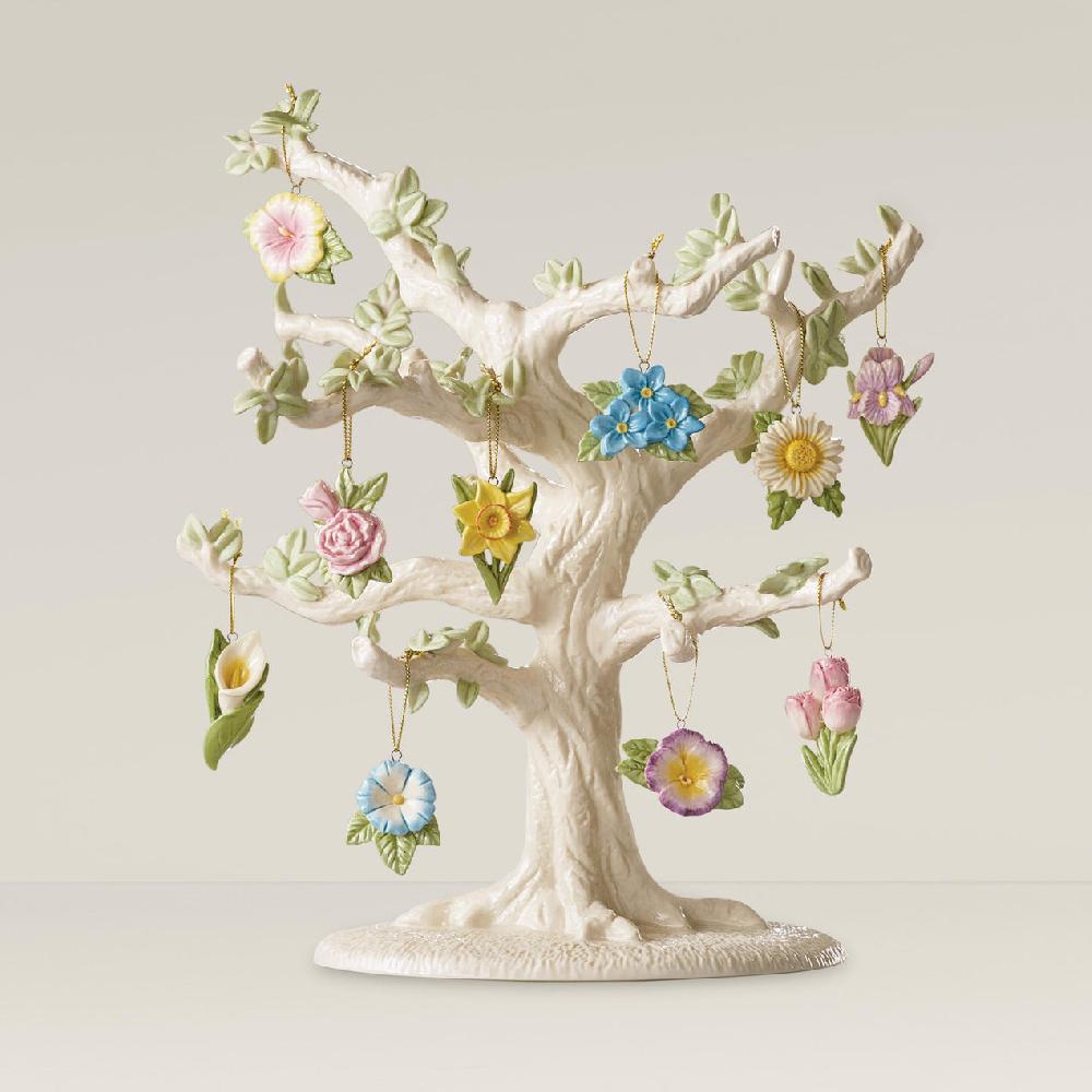 Lenox Celebrate Flowers 10-Piece Ornament Set