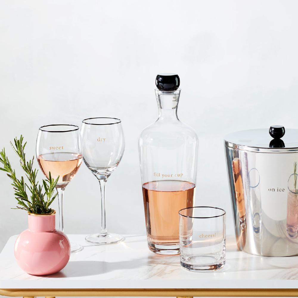 Lenox Cheers To US Sweet & Dry Wine Glasses - Set Of 2