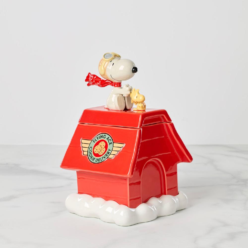 lenox Chef Snoopy Figural Cookie Jar