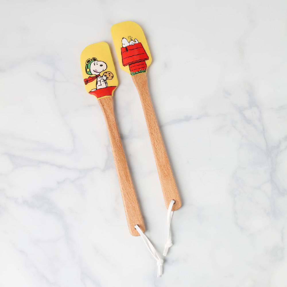 lenox Chef Snoopy Yellow Spatulas - Set Of 2