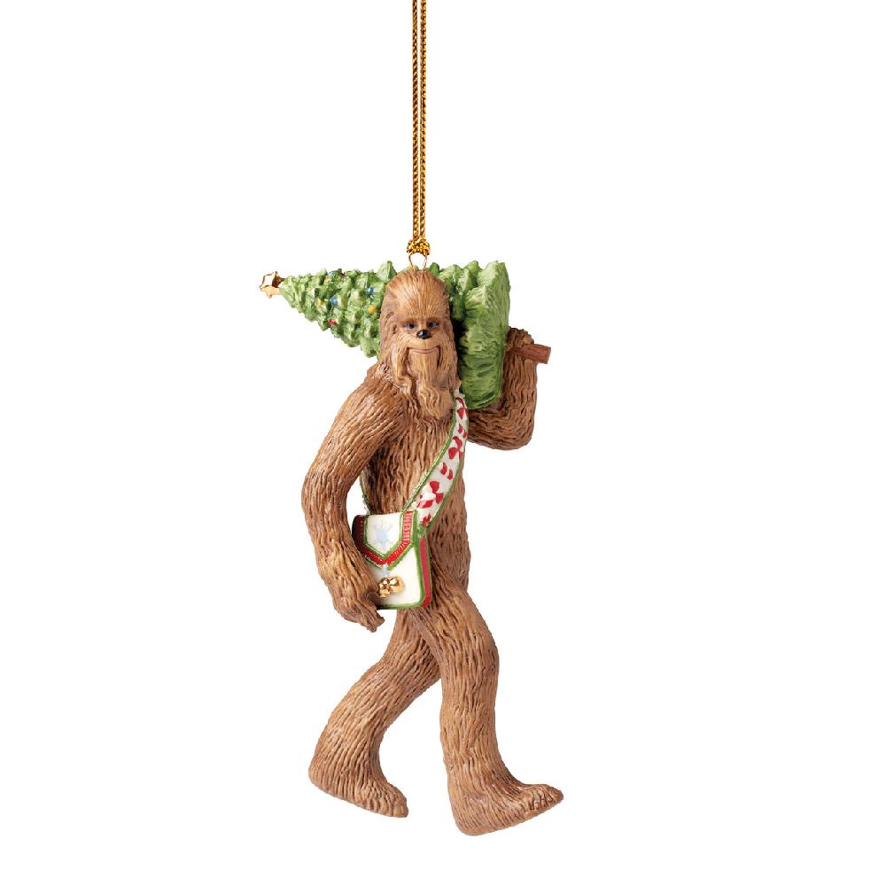 Lenox Chewbacca With Christmas Tree Ornament