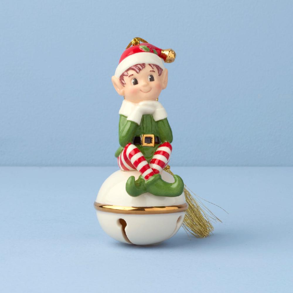 lenox Christmas Elf Bell Ornament