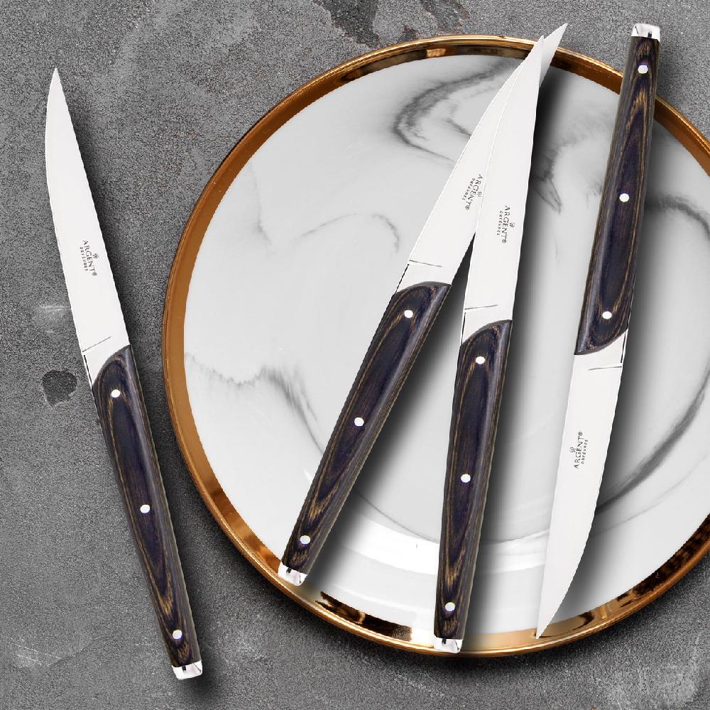 Lenox Clevedon Pakkawood Steak Knives Set Of 4