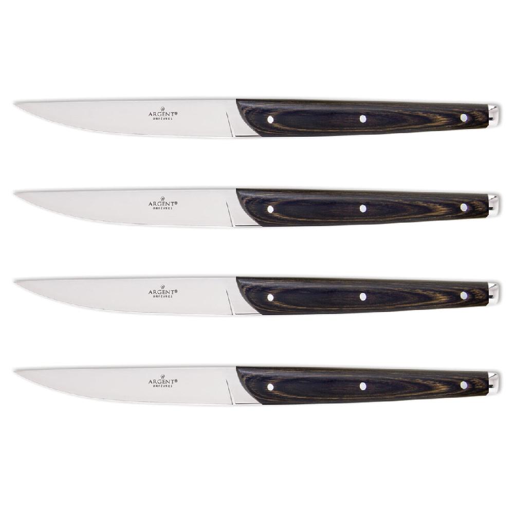 lenox Clevedon Pakkawood Steak Knives Set of 4