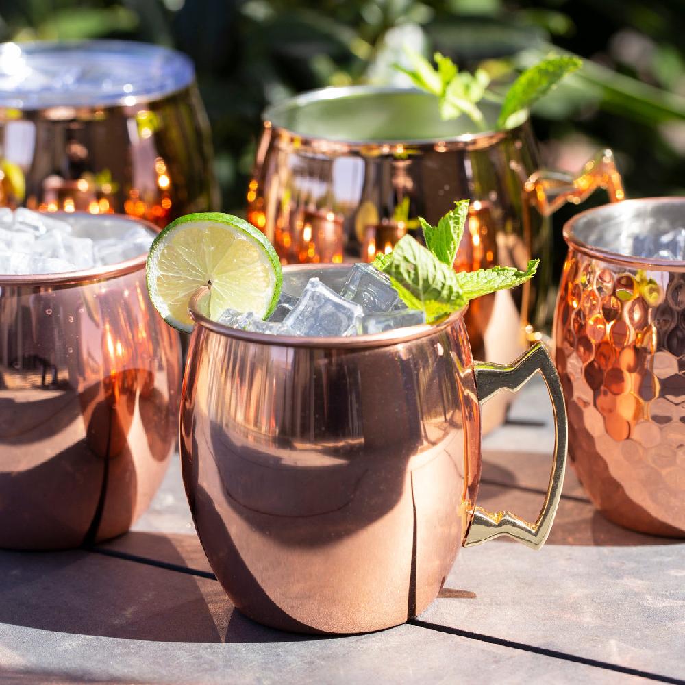 Lenox Copper Moscow Mule Mugs - Set Of 4