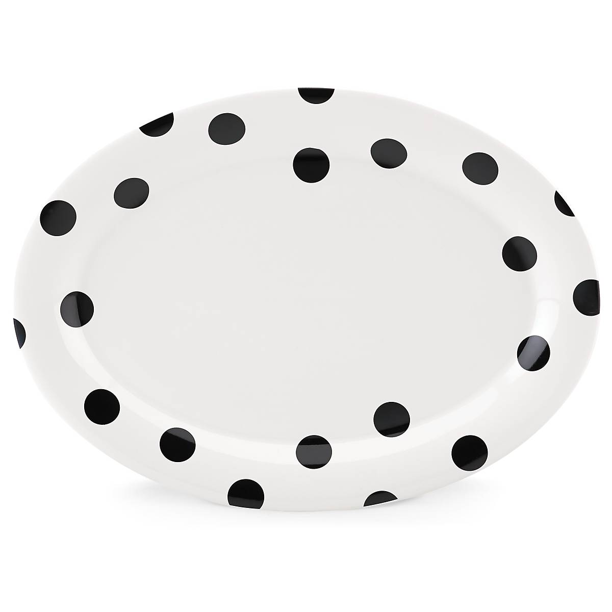 lenox Deco Dot Oval Serving Platter