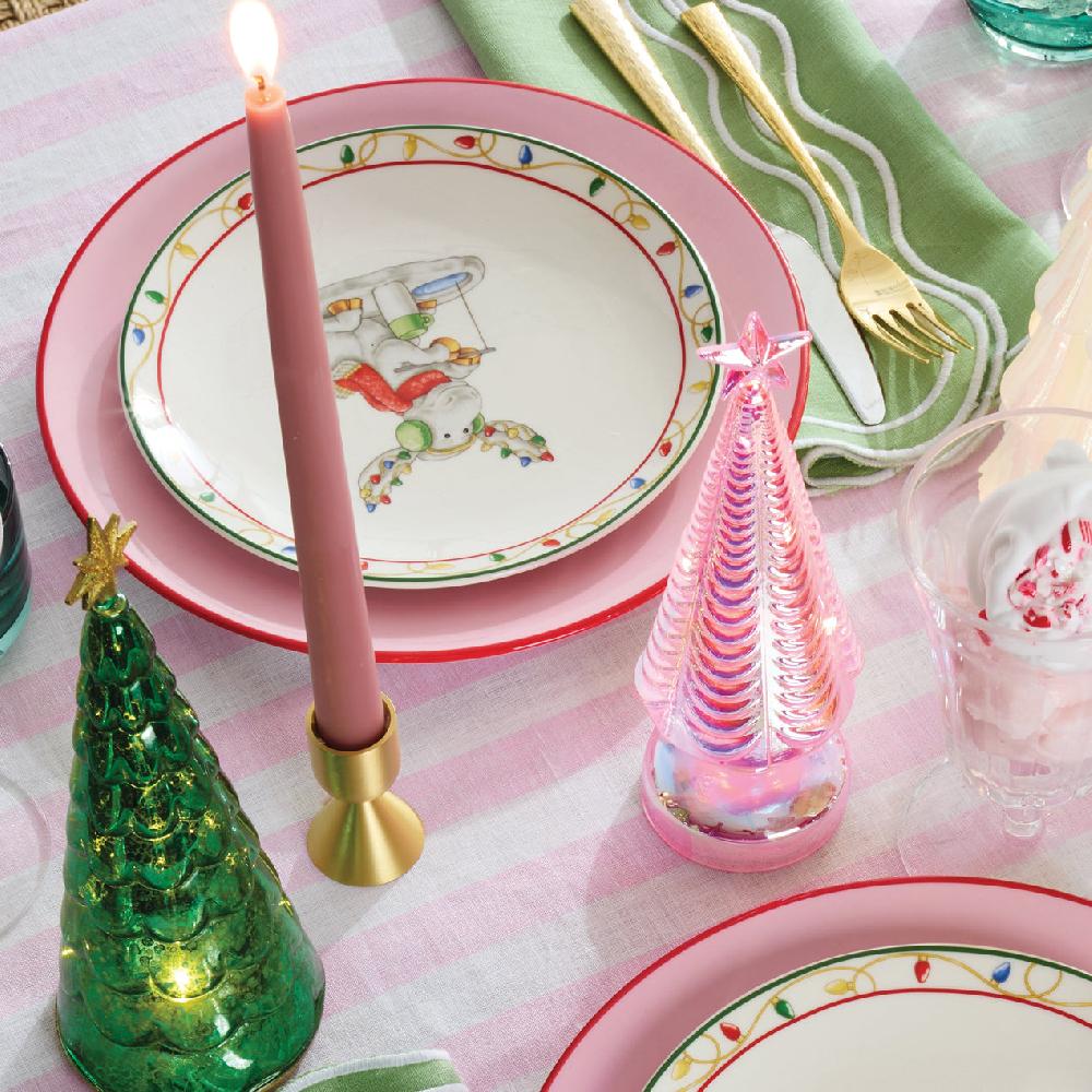 Lenox Dipped 12" Taper Candle Pair - Rose