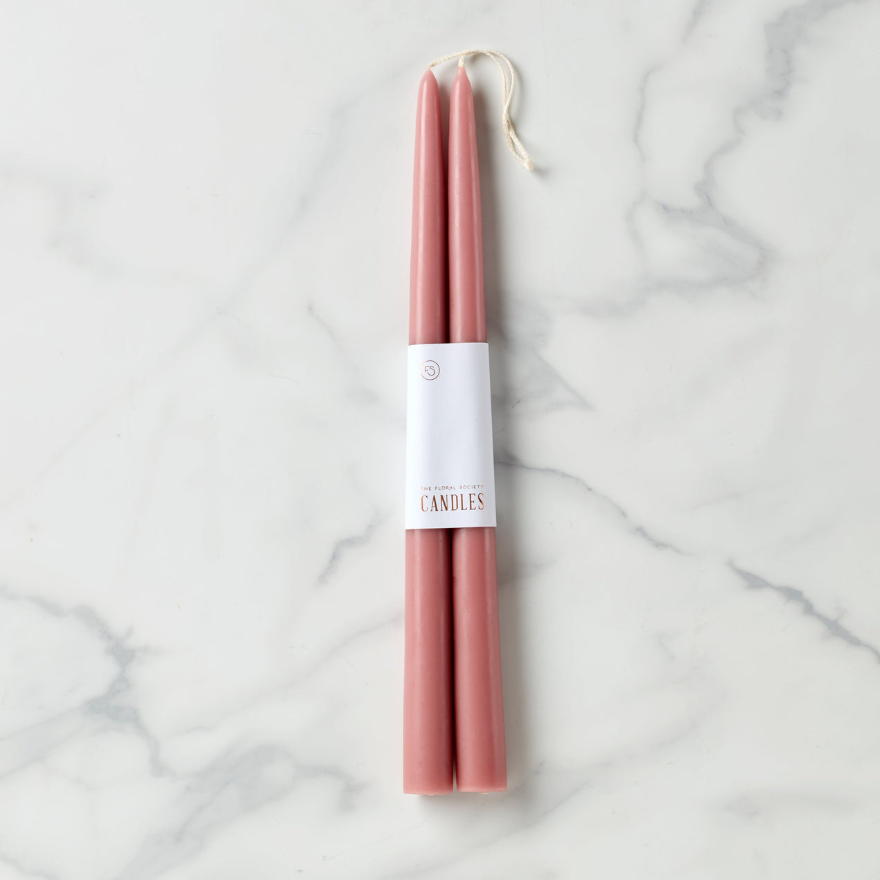 lenox Dipped 12" Taper Candle Pair - Rose