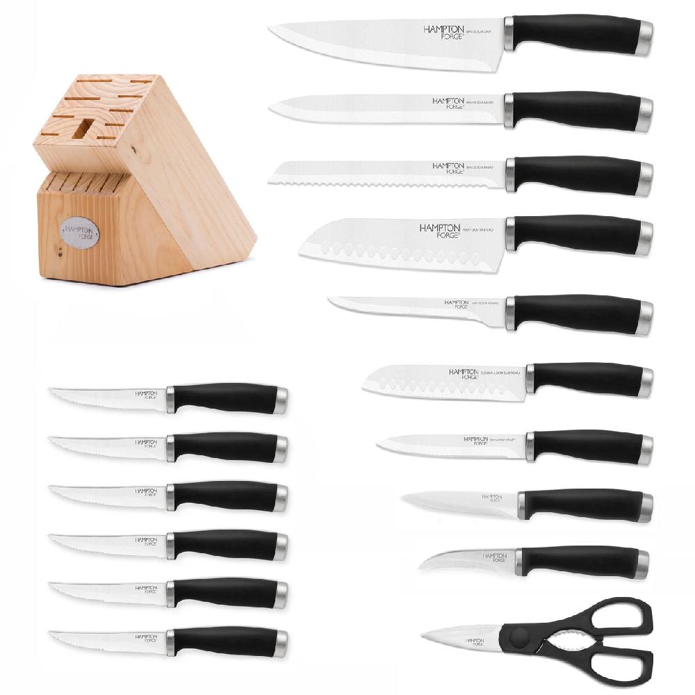 Lenox Epicure Black 17 Piece Cutlery Set