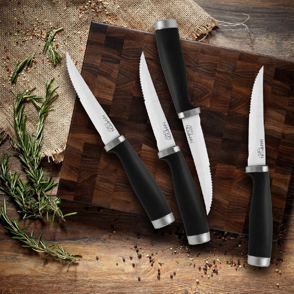 Lenox Epicure Black Steak Knives Set Of 4
