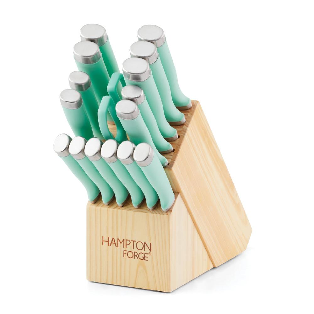 Lenox Epicure Pistachio 17 Piece Cutlery Block Set