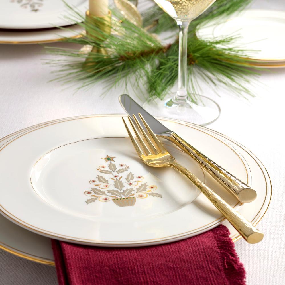 Lenox Federal Gold Tree Accent Plates - Set Of 4
