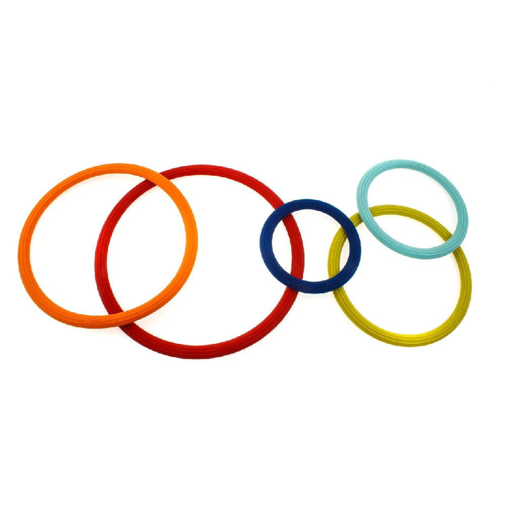 Lenox Fiesta 5-Piece Silicone Multi Trivet Set