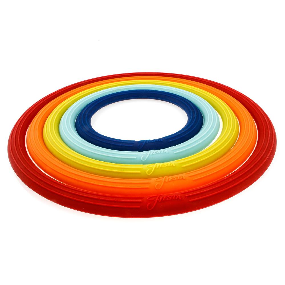 lenox Fiesta 5-Piece Silicone Multi Trivet Set