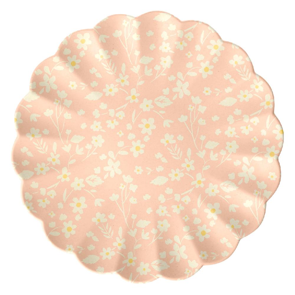 Lenox Floral Reusable Bamboo Large Plates Set Of 6