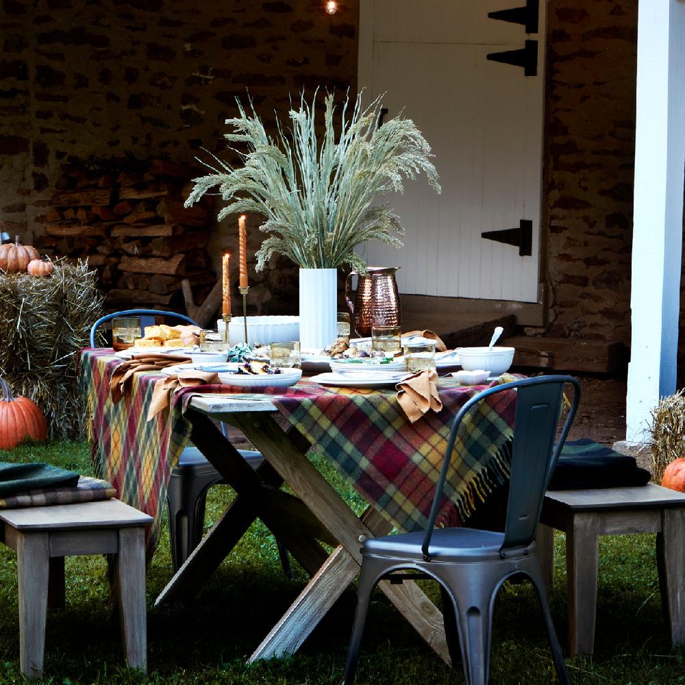 Lenox French Perle Carved Turkey Platter