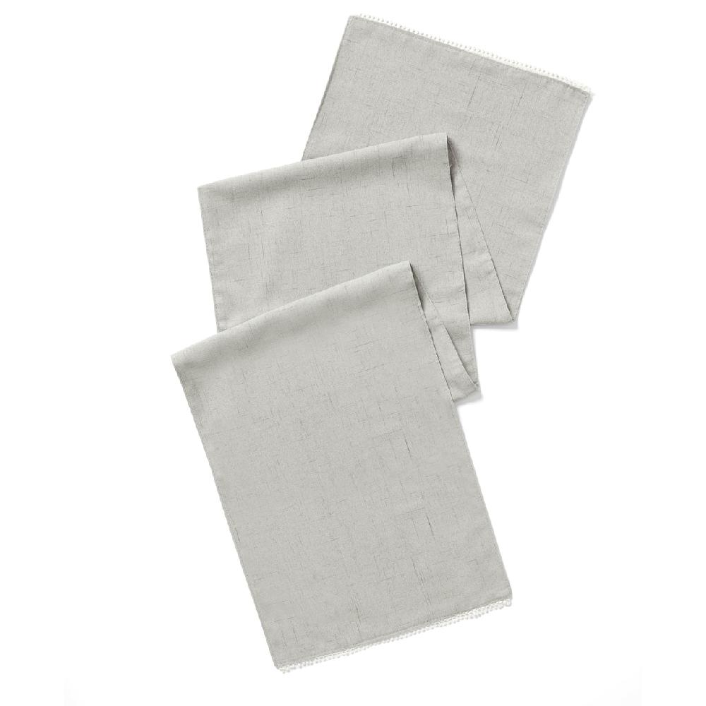 Lenox French Perle Dove Grey 70X14 Table Runner