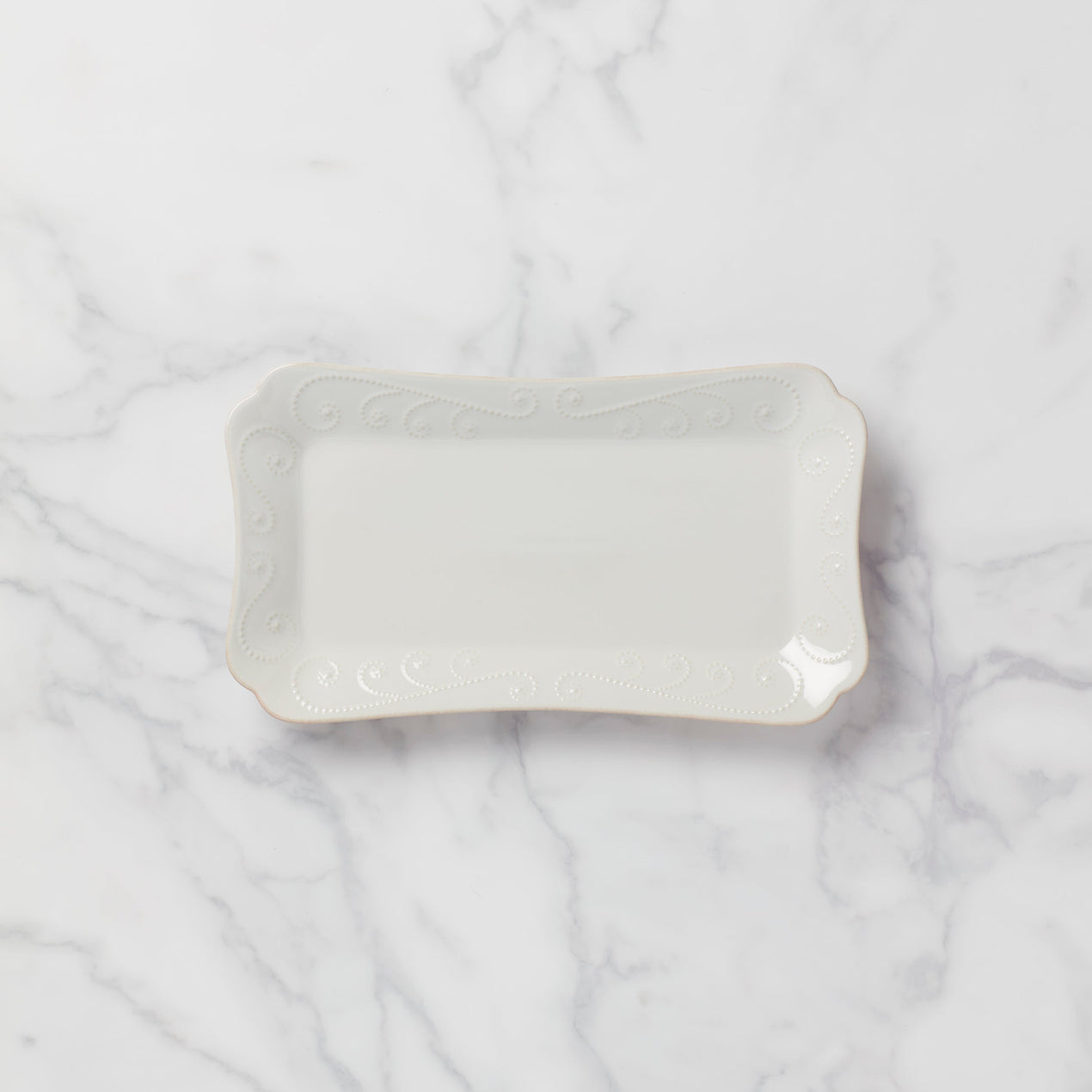 lenox French Perle White Hors d'Oeuvres Tray
