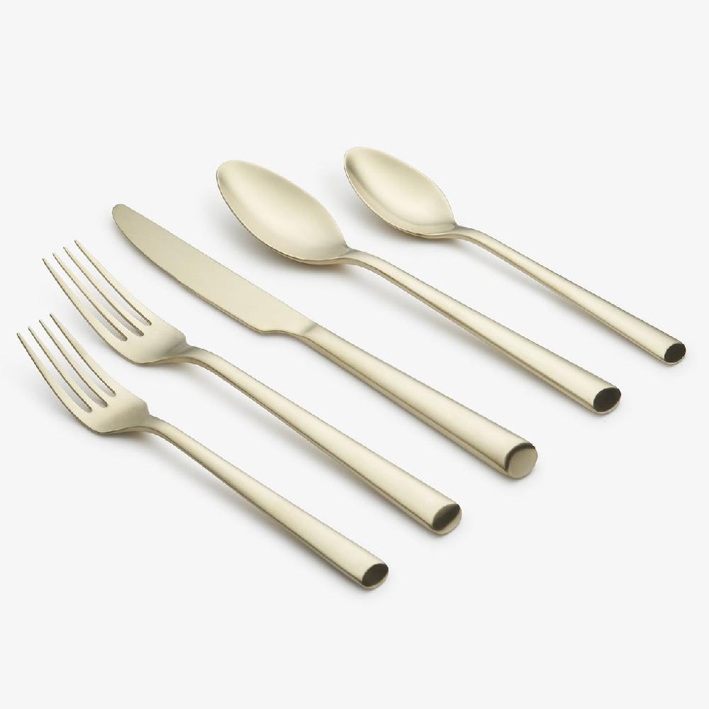 Lenox Gilda Champagne Satin 20 Piece Flatware Set