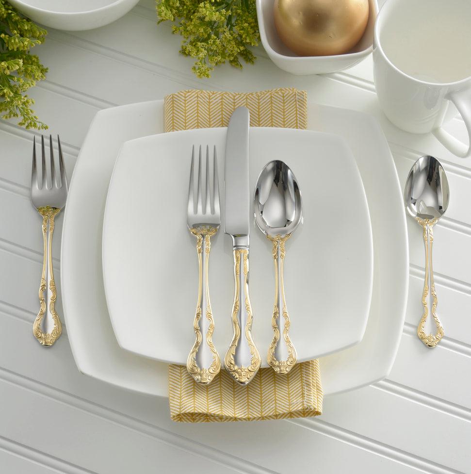 Lenox Golden Mandolina 45 Piece Flatware Set