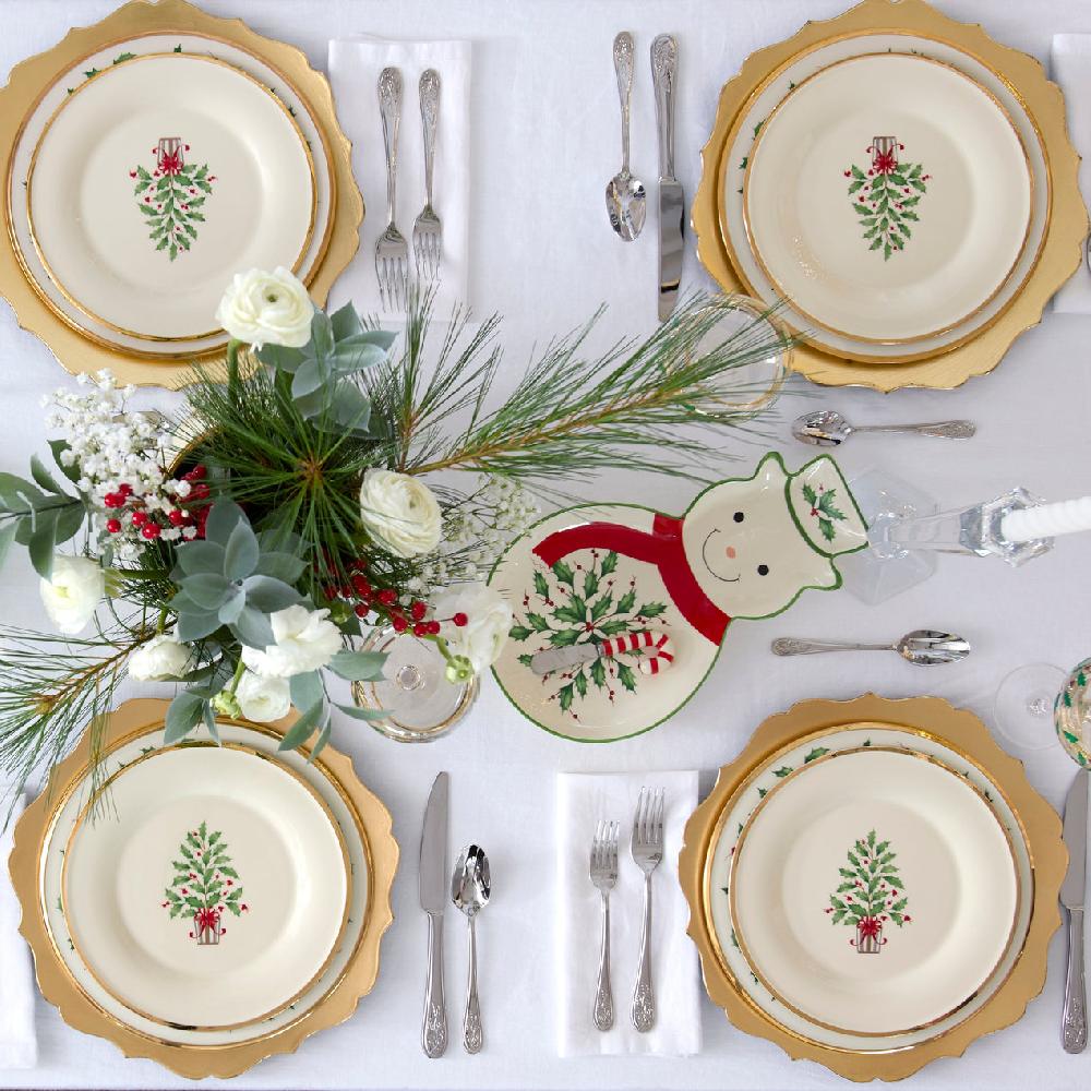 Lenox Holiday 12-Piece Plate & Bowl Set