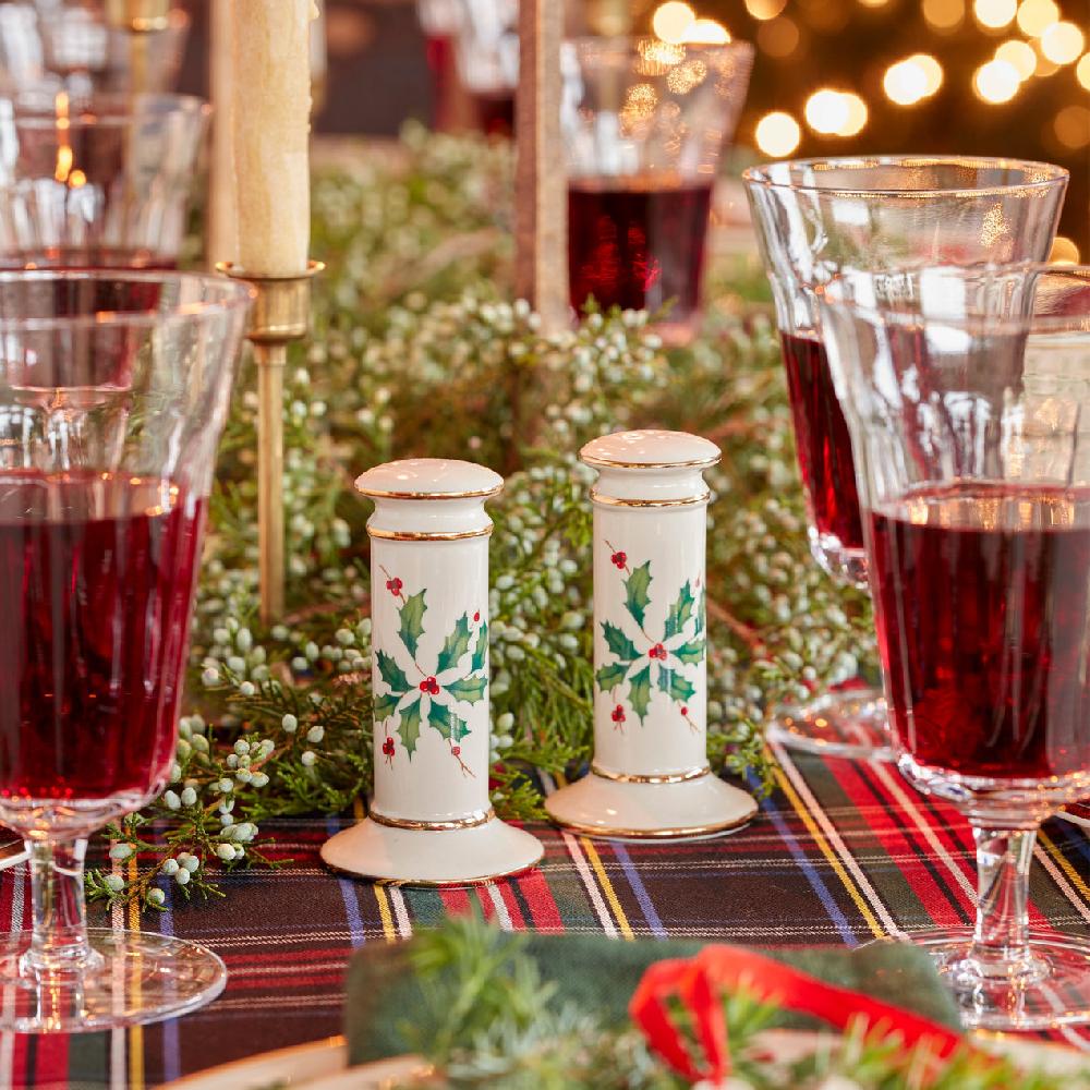 Lenox Holiday Archive Salt & Pepper Set
