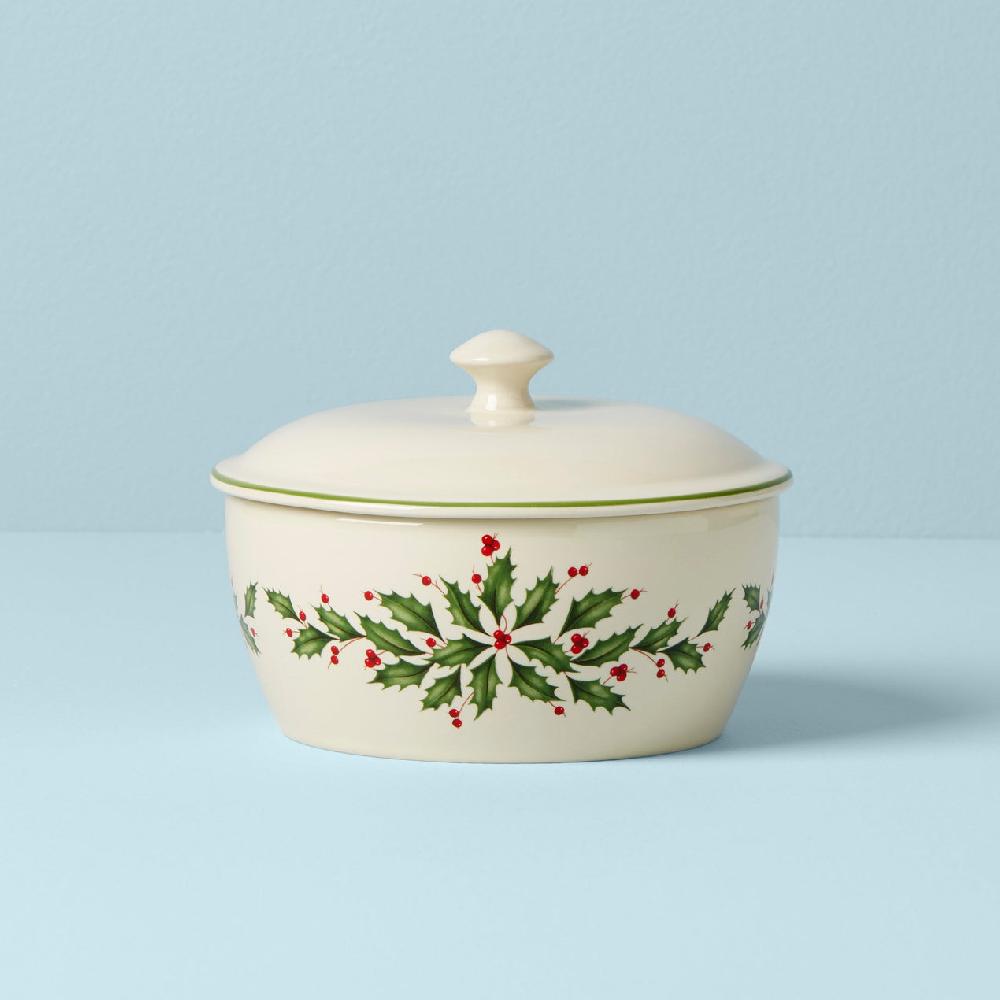 lenox Holiday Covered Casserole