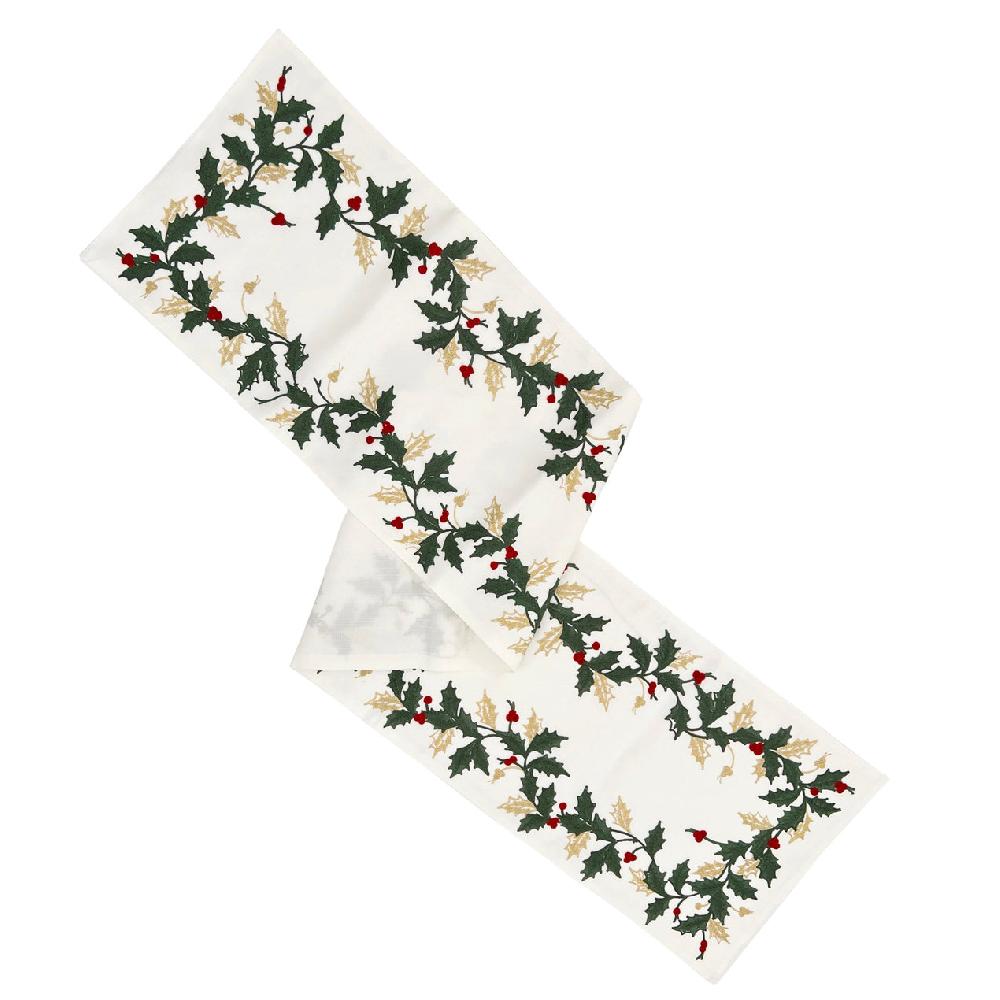 lenox Holiday Embroidered 14X70 Table Runner