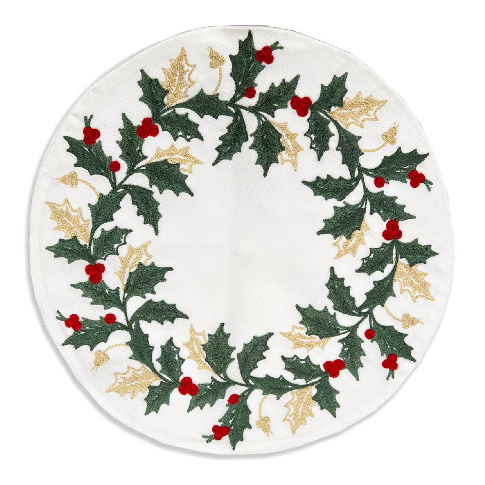 Lenox Holiday Embroidered Placemats - Set Of 4
