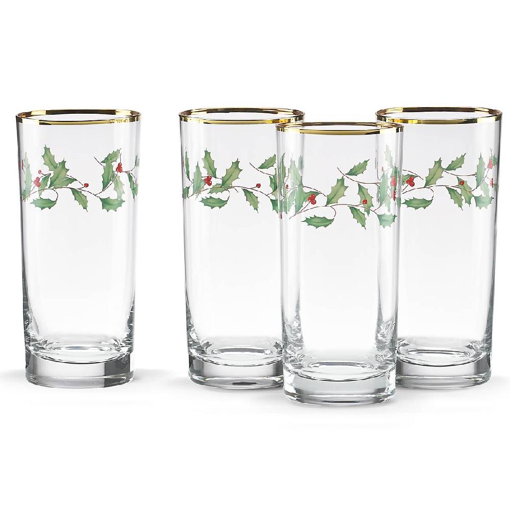 Lenox Holiday Highball Glasses - Set Of 4