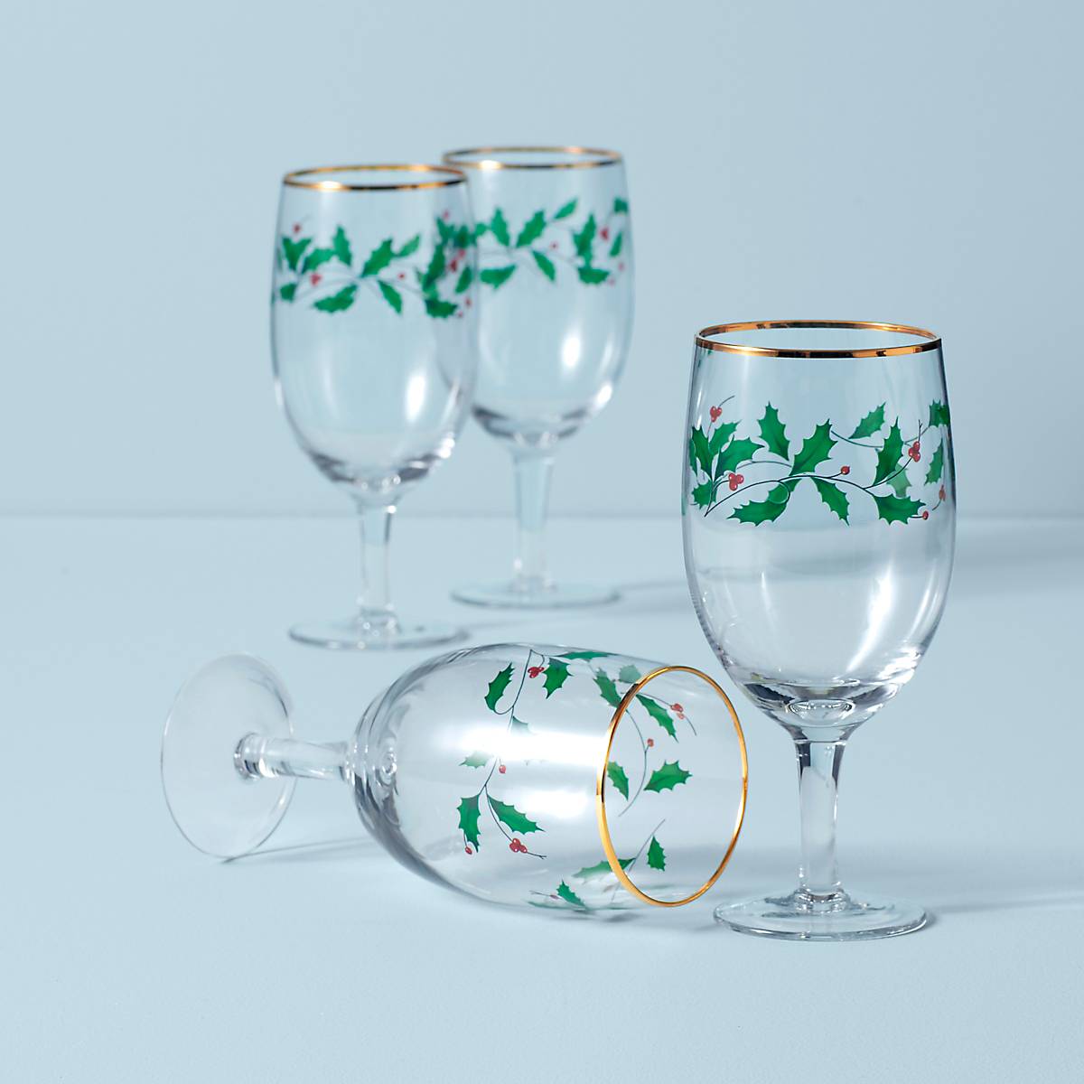 lenox Holiday Iced Beverage Glasses - Set Of 4