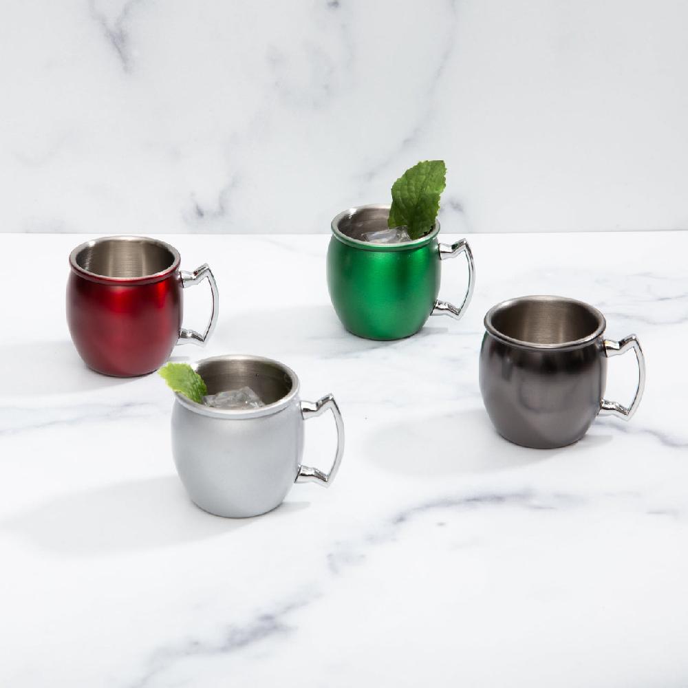 lenox Holiday Mini Mule Mug Shot Glasses - Set Of 4