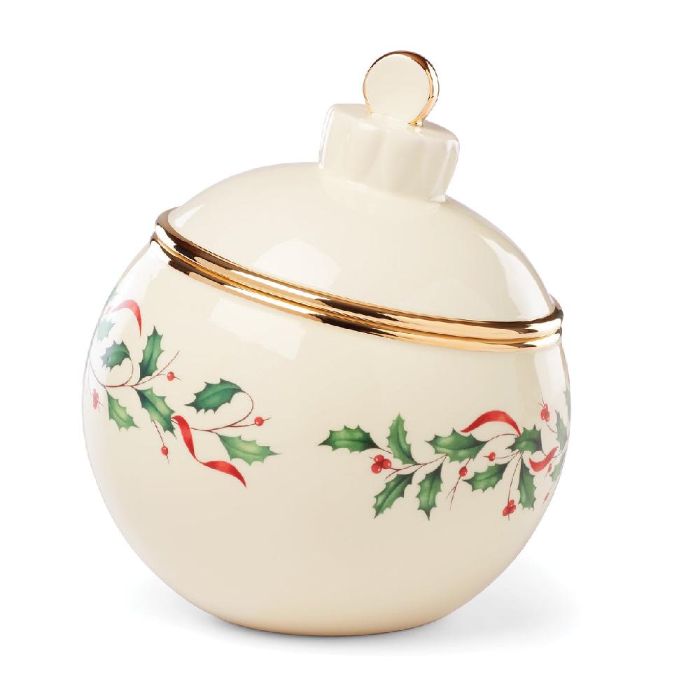 lenox Holiday Ornament Cookie Jar