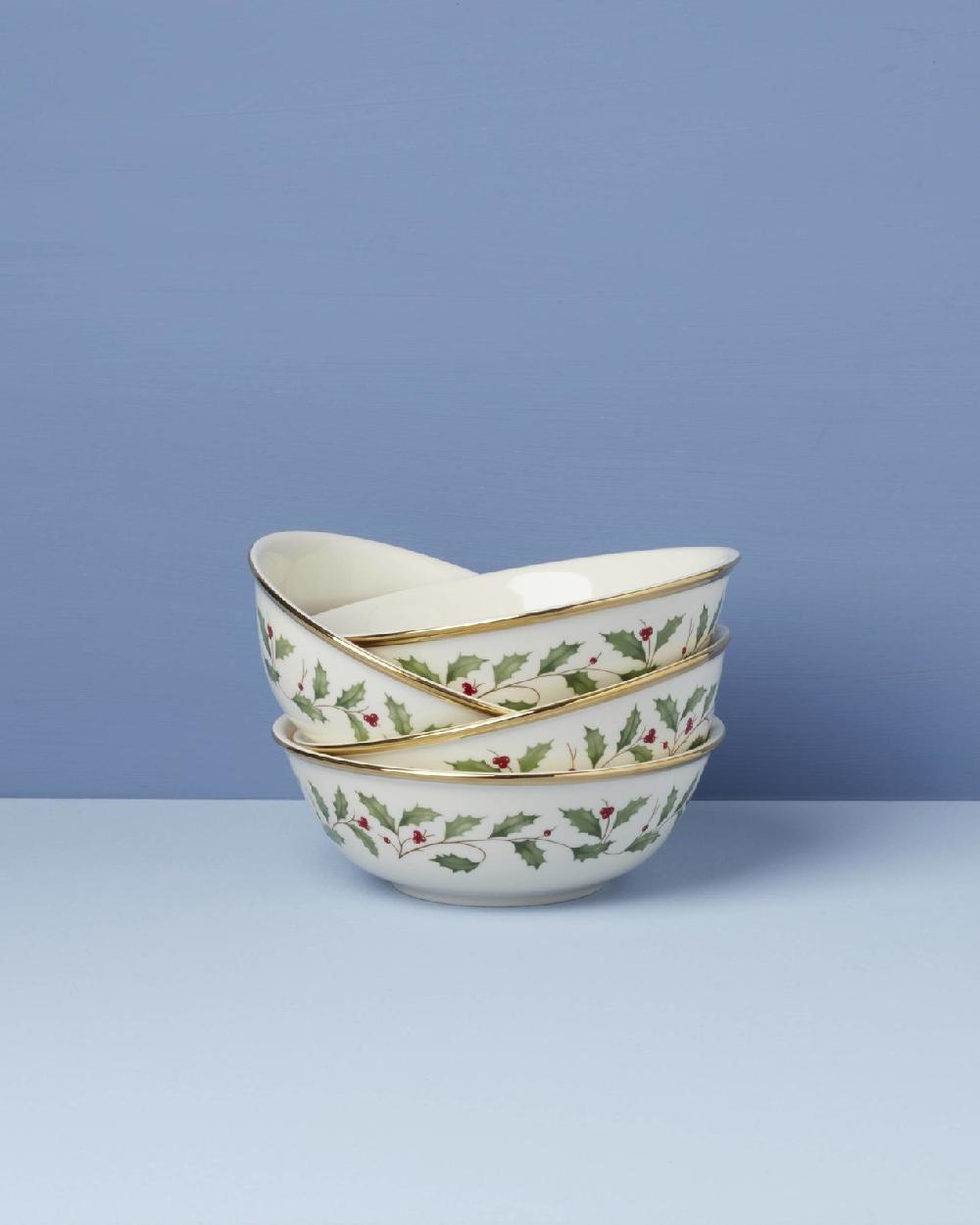 lenox Holiday Place Setting Bowls - Set of 4