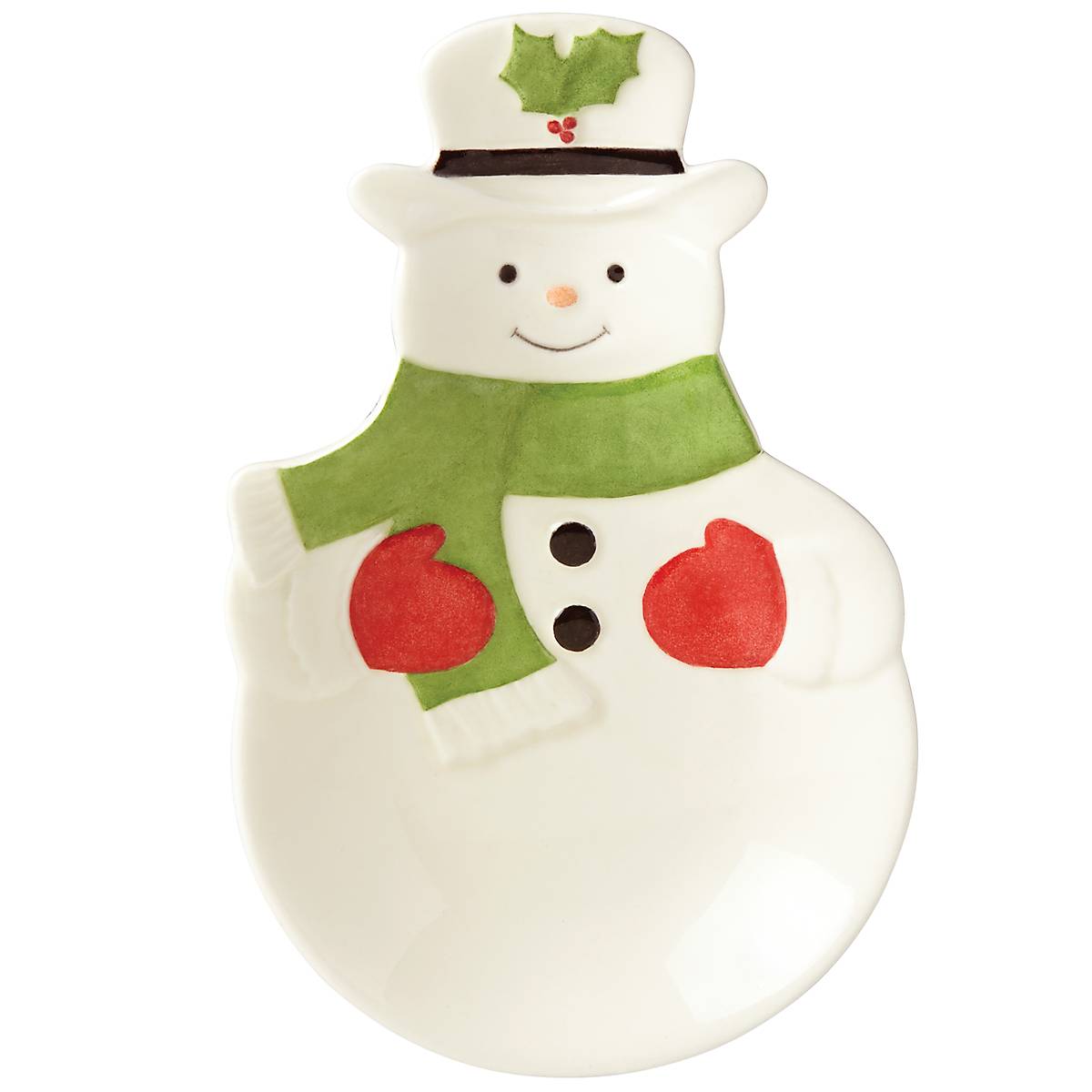 Lenox Holiday Snowman Spoon Rest