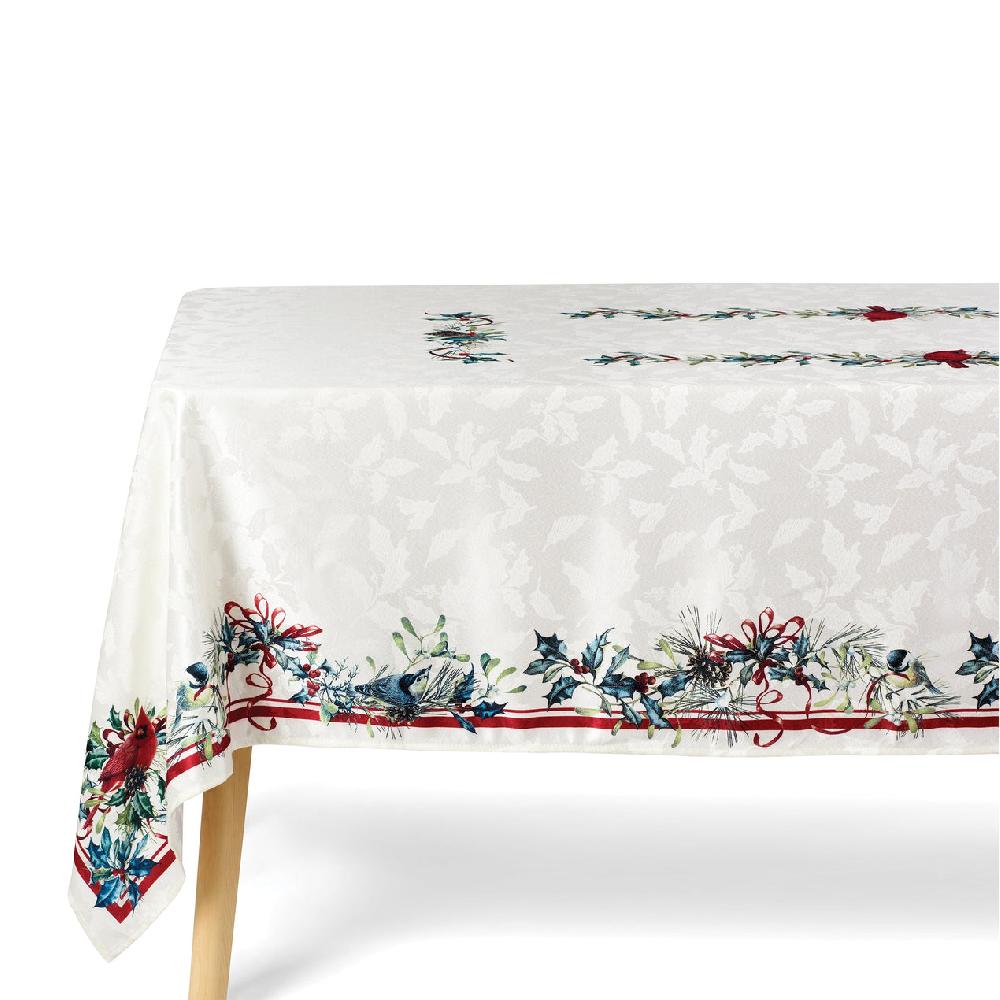 lenox Holiday Winter Greetings 60X102 Tablecloth