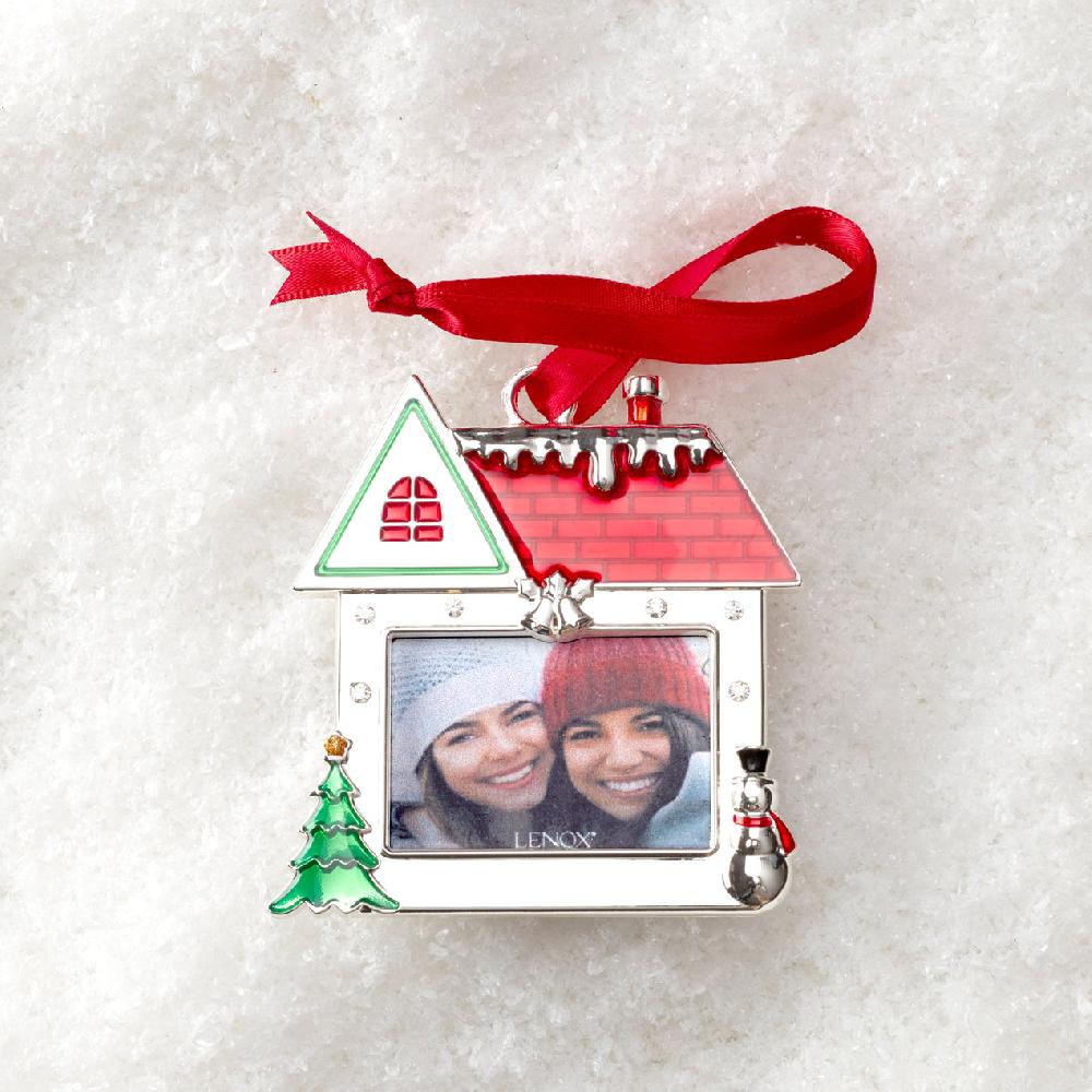 Lenox House Frame Silverplate Ornament