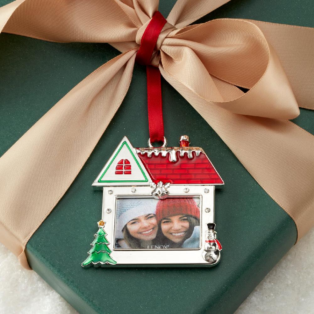 Lenox House Frame Silverplate Ornament