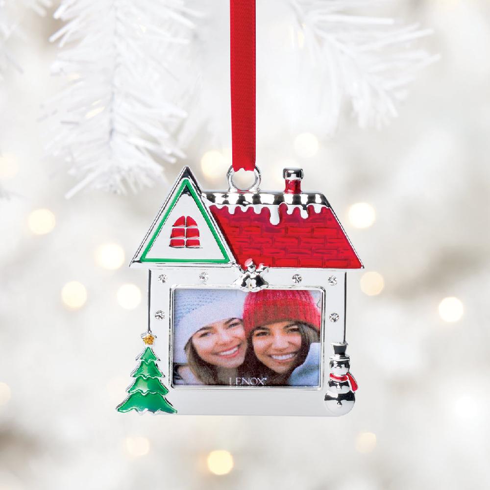 Lenox House Frame Silverplate Ornament