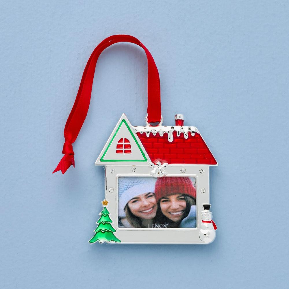 lenox House Frame Silverplate Ornament