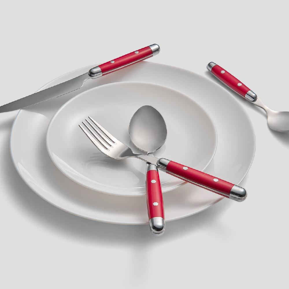 Lenox Jubilee Red 16 Piece Flatware Set