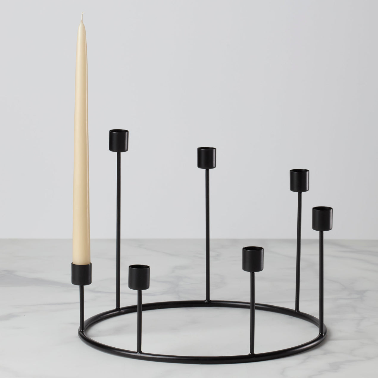 Lenox Kent Large Black Candlestick Wreath