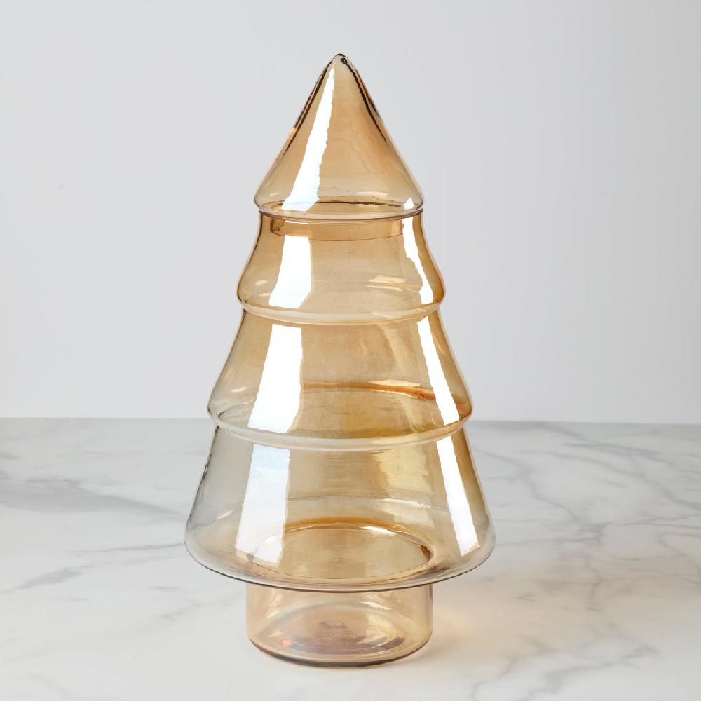 lenox Large Gold Luster Glass Tree Jar