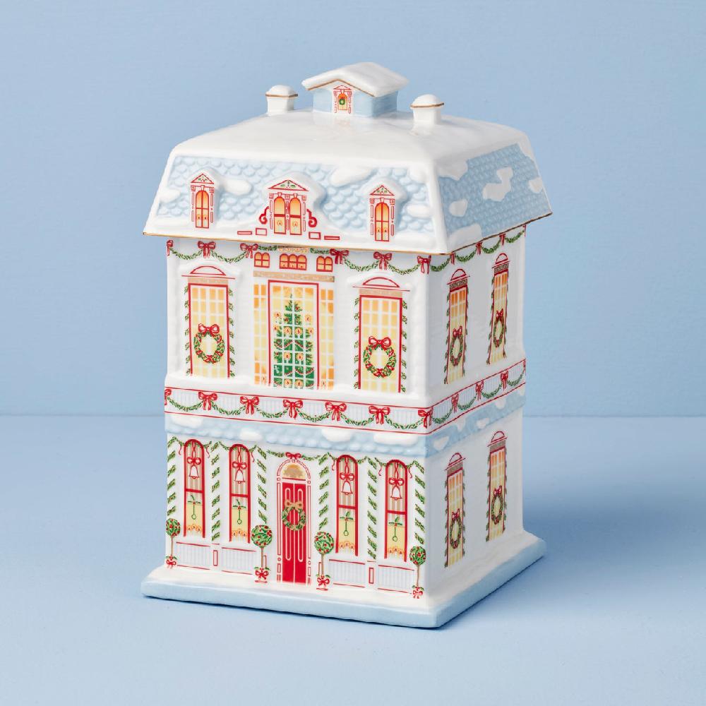 lenox Lenox Village Christmas Cookie Jar