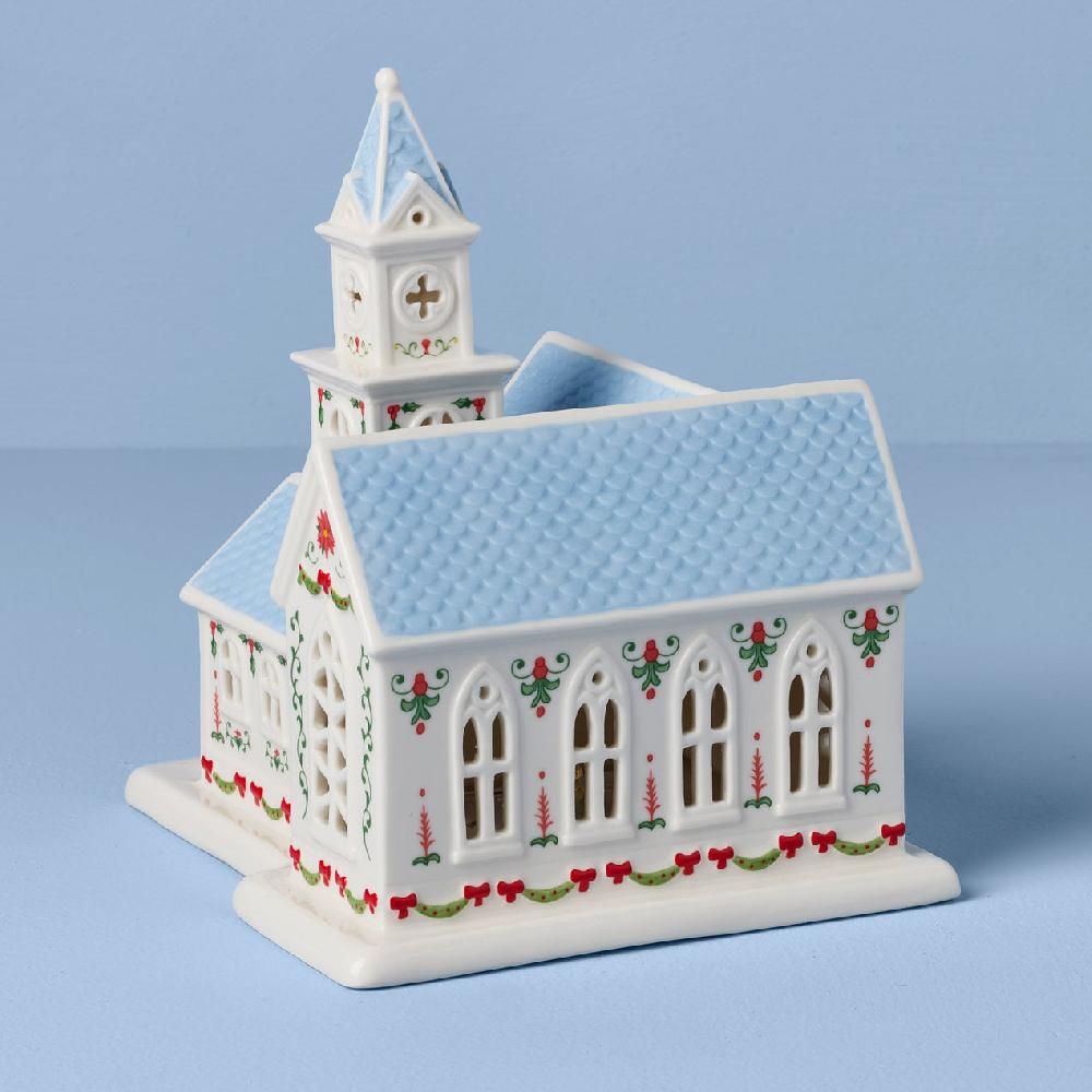 Lenox Lenox Village Christmas Lit Church Figurine