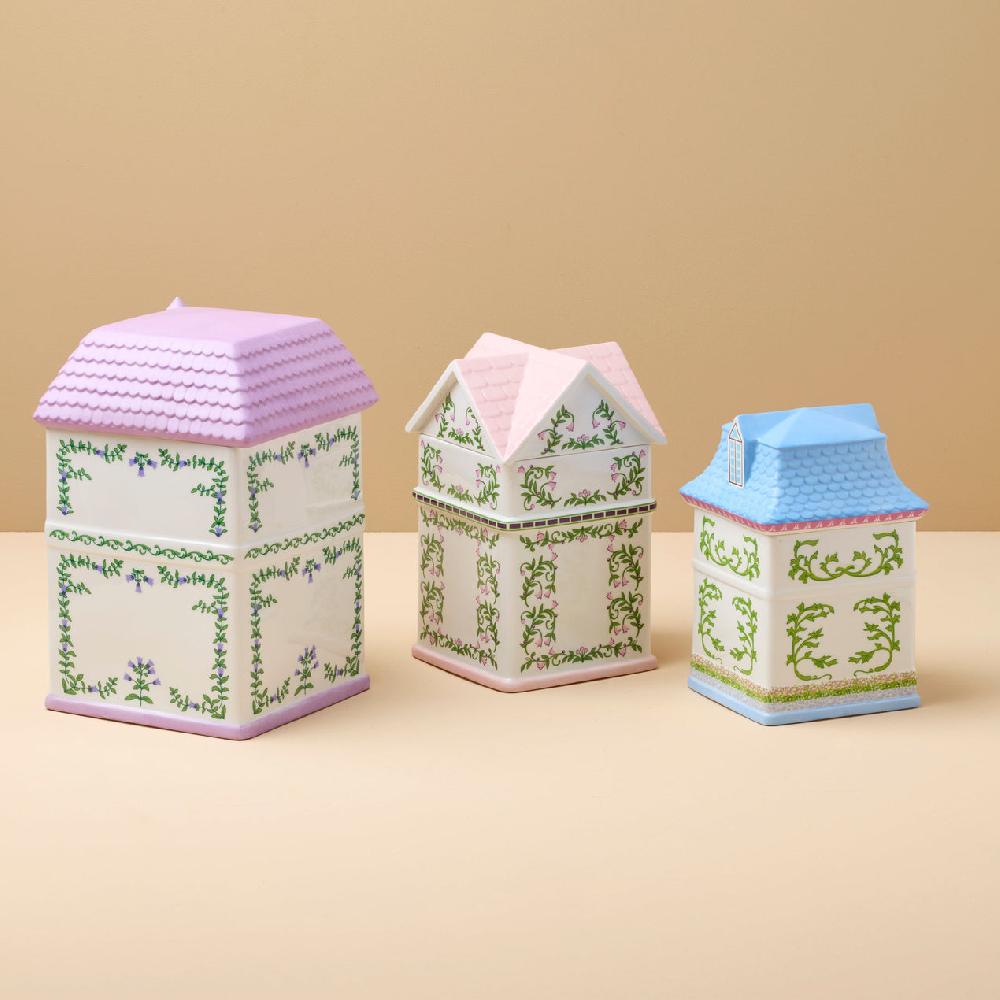 Lenox Lenox Village House Canisters Set Of 3