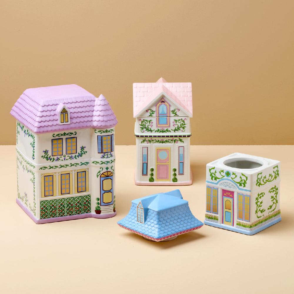 Lenox Lenox Village House Canisters Set Of 3