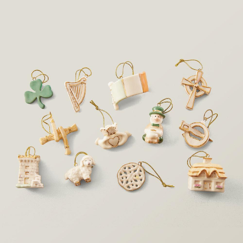 lenox Luck of the Irish 12-Piece Ornament Set